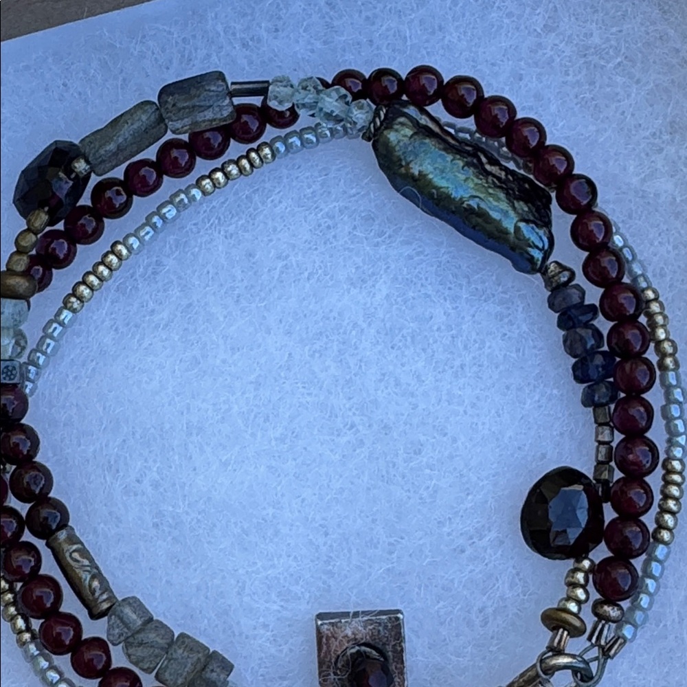 Authentic Sundance multi-strand gemstone bracelet - NIB - Picture 2 of 11
